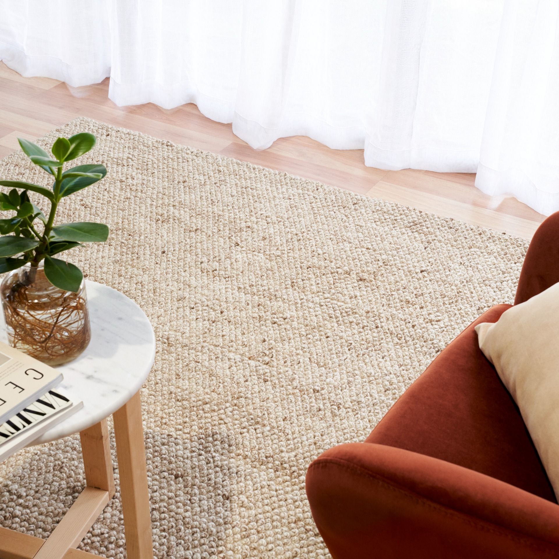 Wool Boucle - Beige