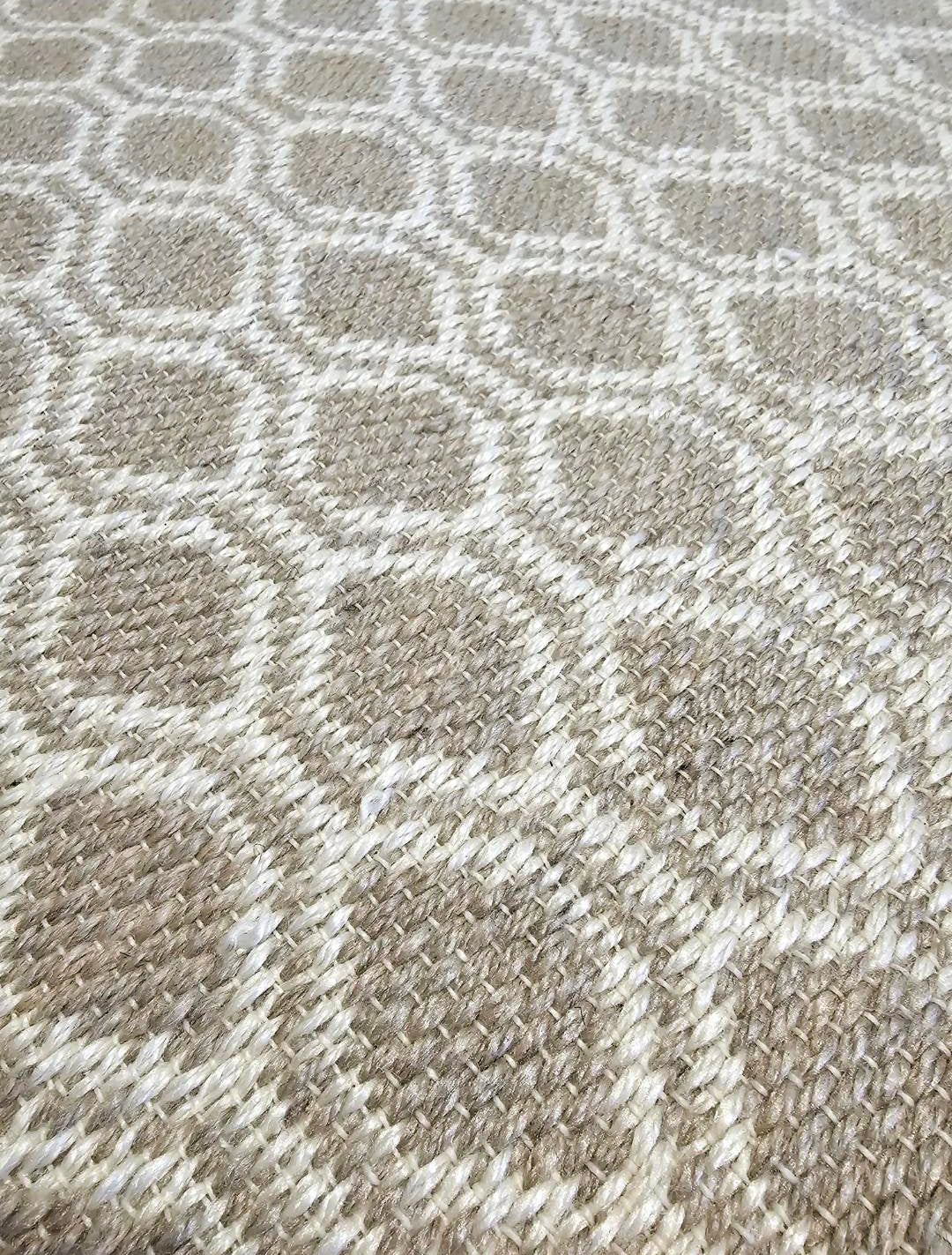 Geo Flatweave - Beige
