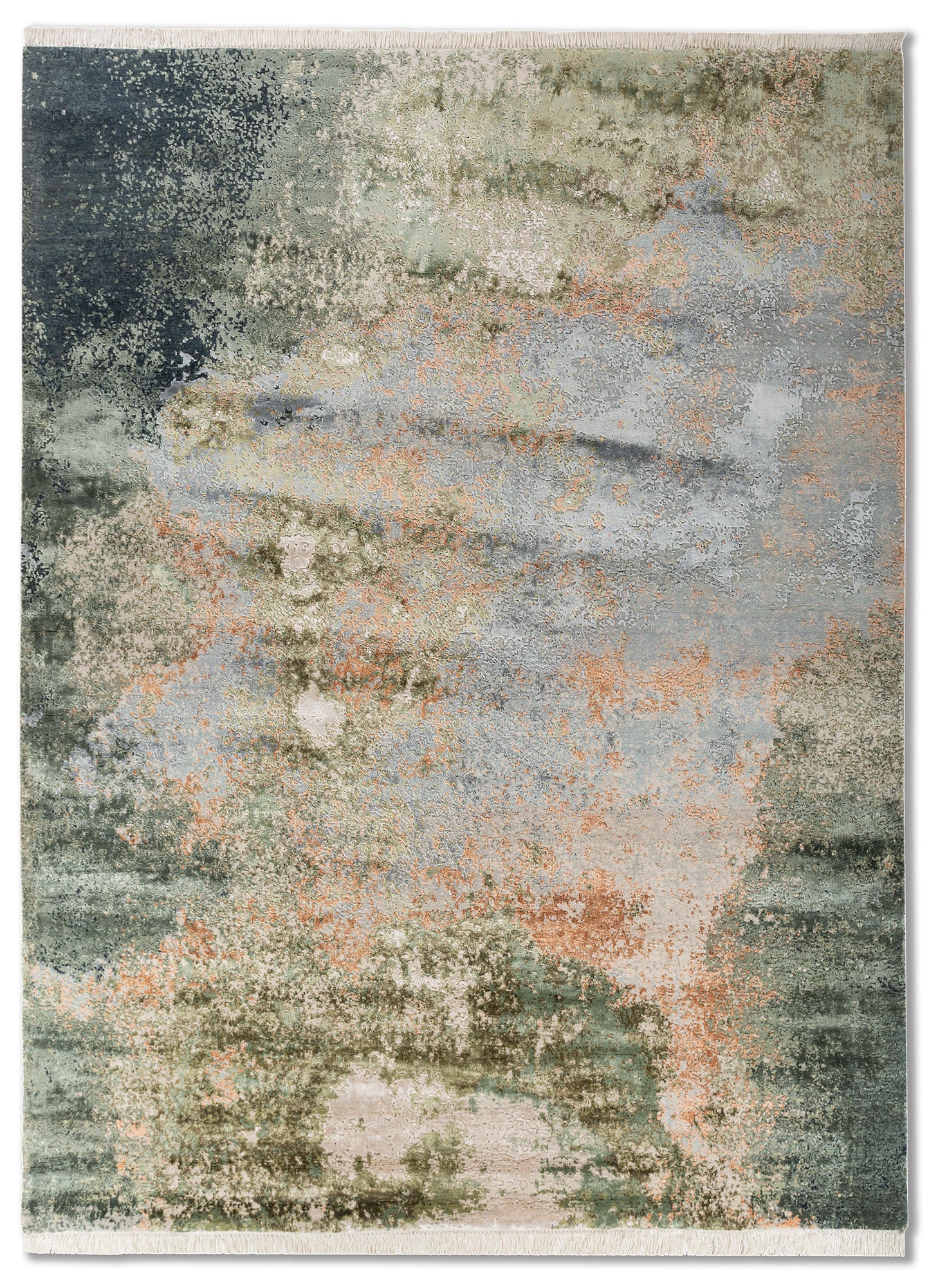 Watercolour Moss Green